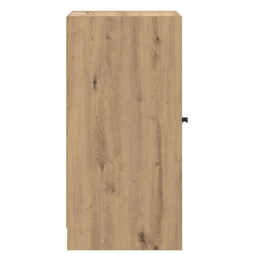 Credenza rovere artigianale 35 x 37 x 76 cm Legno multistrato