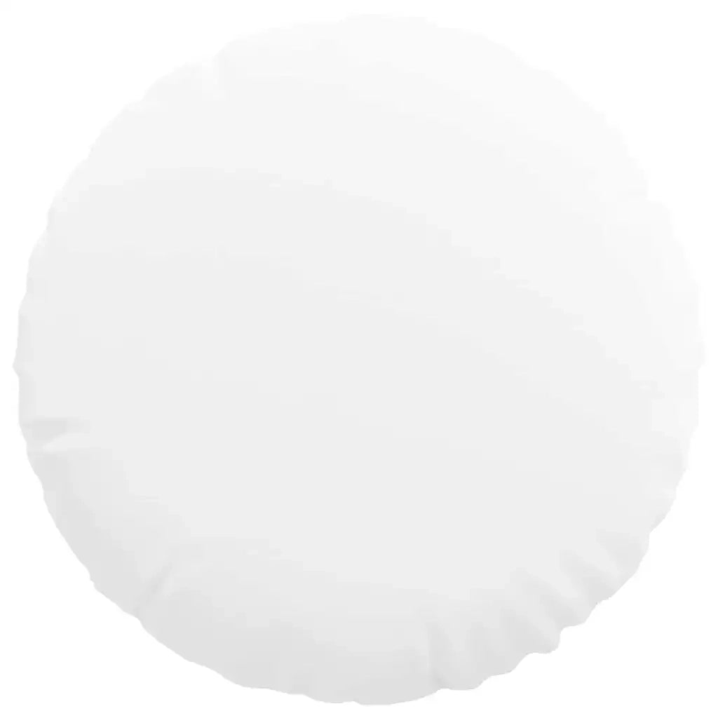 Cuscini per Seduta 2 pcs Bianco Ø60 x 21 cm Tessuto