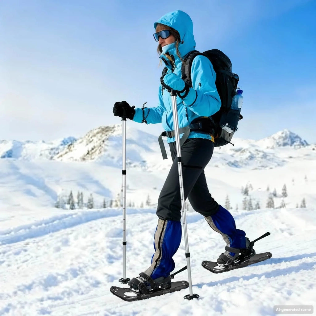 Ciaspole 3 in 1 Nero 53,5 x 21 cm Alluminio e HDPE CFW5894465