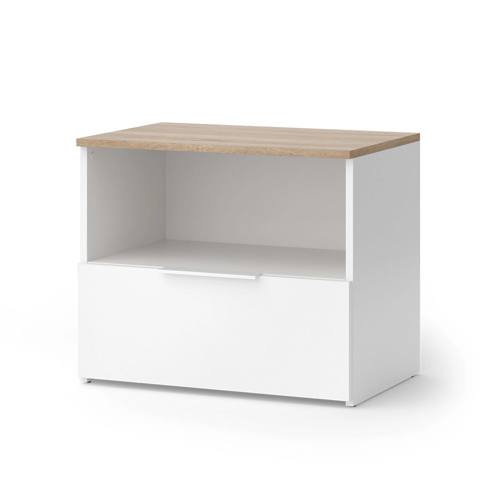 Vicco Credenza Bianco/Sonoma 60 x 50 cm con patta