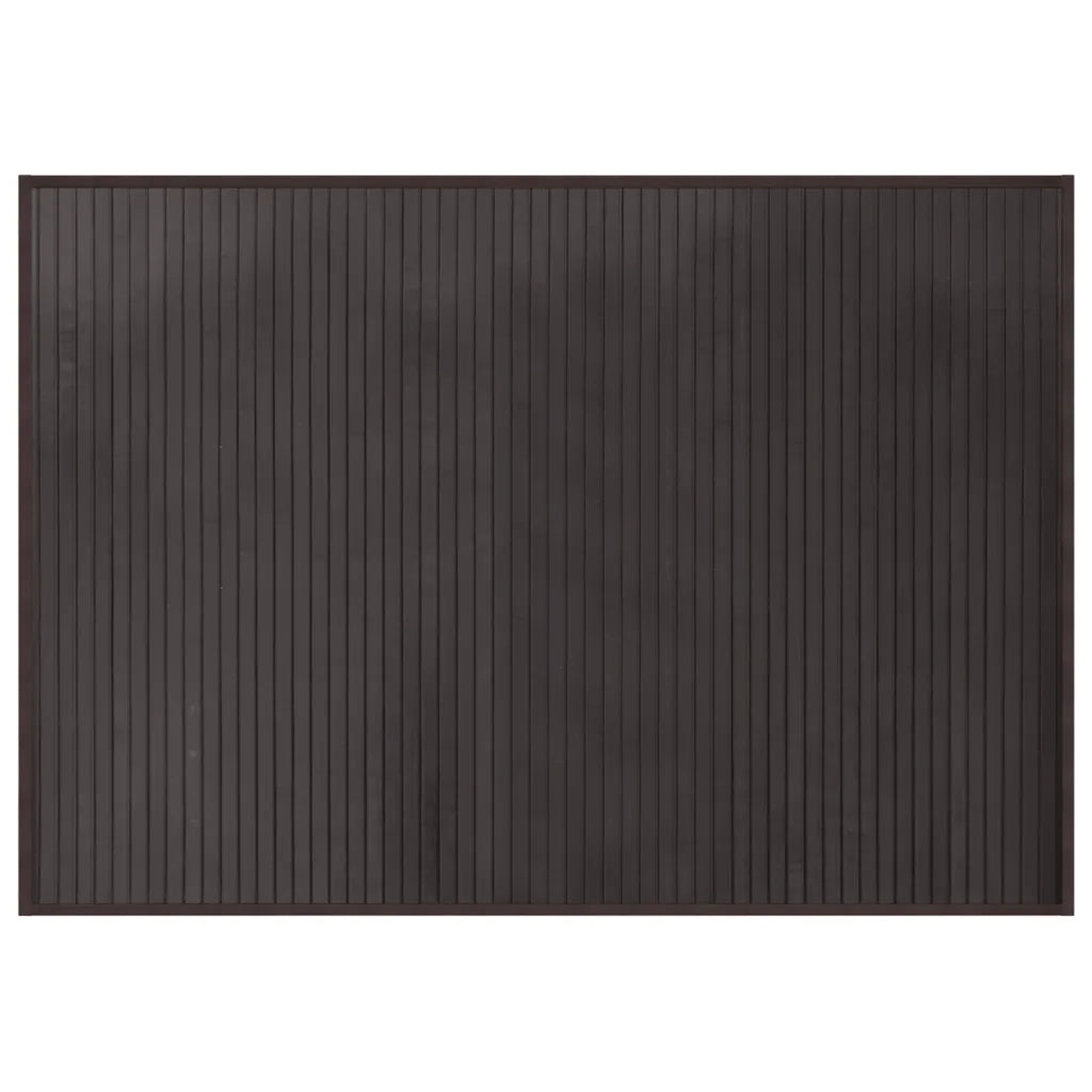 Tappeto Rettangolare Marrone Scuro 70x100 cm in BambÃ¹