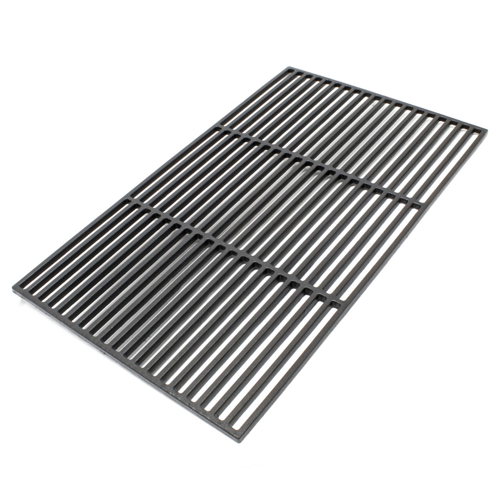 Griglia rettangolare in ghisa 60 x 40 cm per barbecue a carbone e a gas