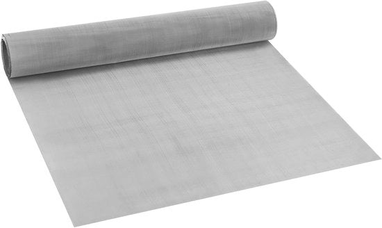 Tessuto di Rame Inossidabile 30x100 cm - 200 Mesh - Finitura Fine per Filtrazione e Purificazione dell'Aria