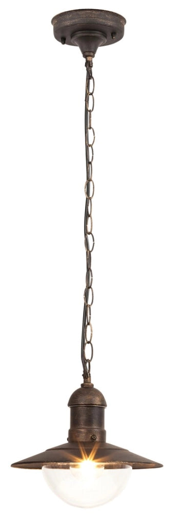 Lampada sospesa Oslo E27 oro antico Ø24 IP44 Rabalux
