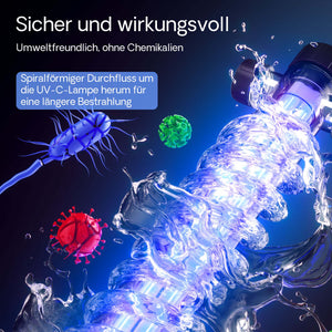 CUV-172 Chiarificatore acqua per laghetti Filtro luminoso 72W