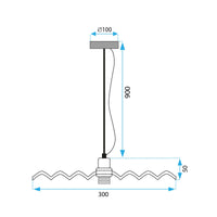 Lampada Da Soffitto APP1453-1CP Gold