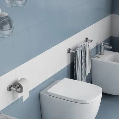 Appendino singolo con gancio Gedy serie Project in acciaio inox cromato