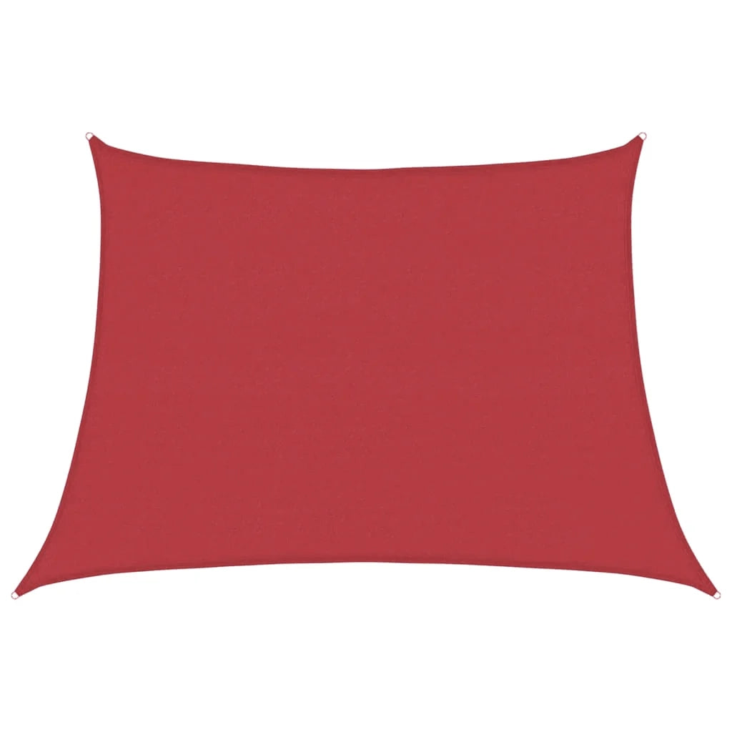 Vela Parasole 160 g/mÂ² Rossa 4/5x3 m in HDPE