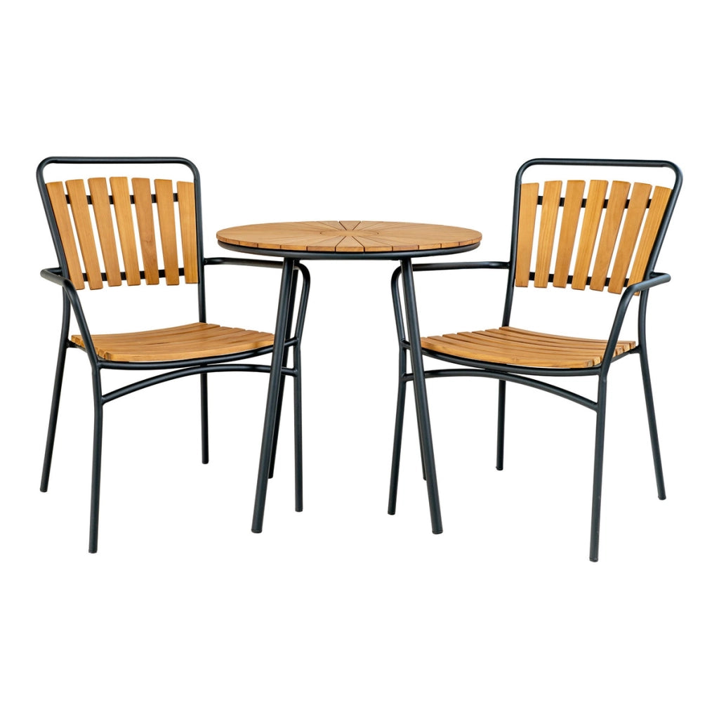 Tavolino Cleveland, Marrone, Legno, 70x70x74 cm