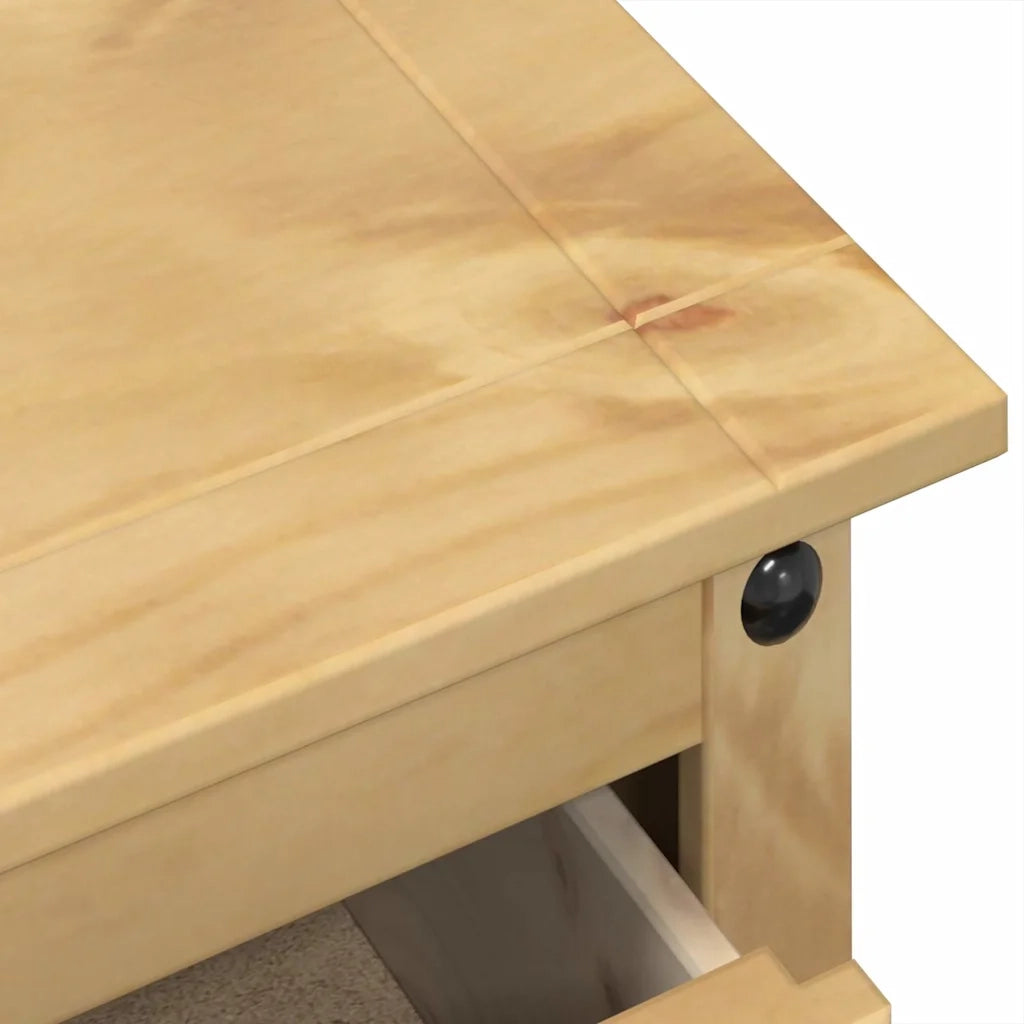 Credenza Corona 87x40x76 cm in Legno Massello di Pino
