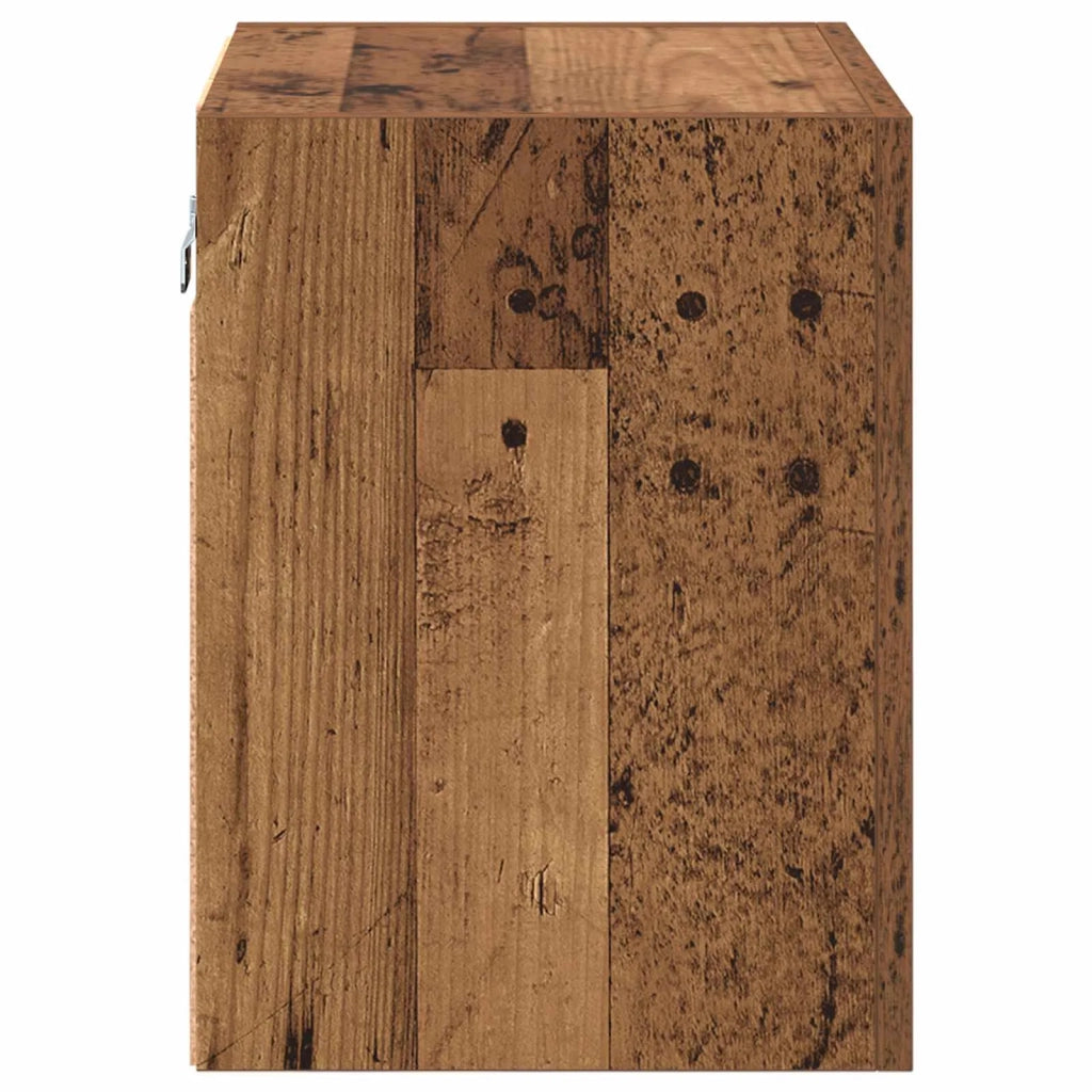 Mobile TV da parete Legno vecchio 40,5x30x40cm 882934