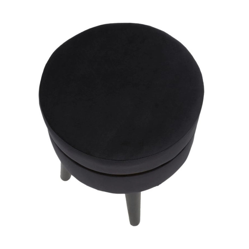 Sgabello Paris Nero cm ø 35x40,5
