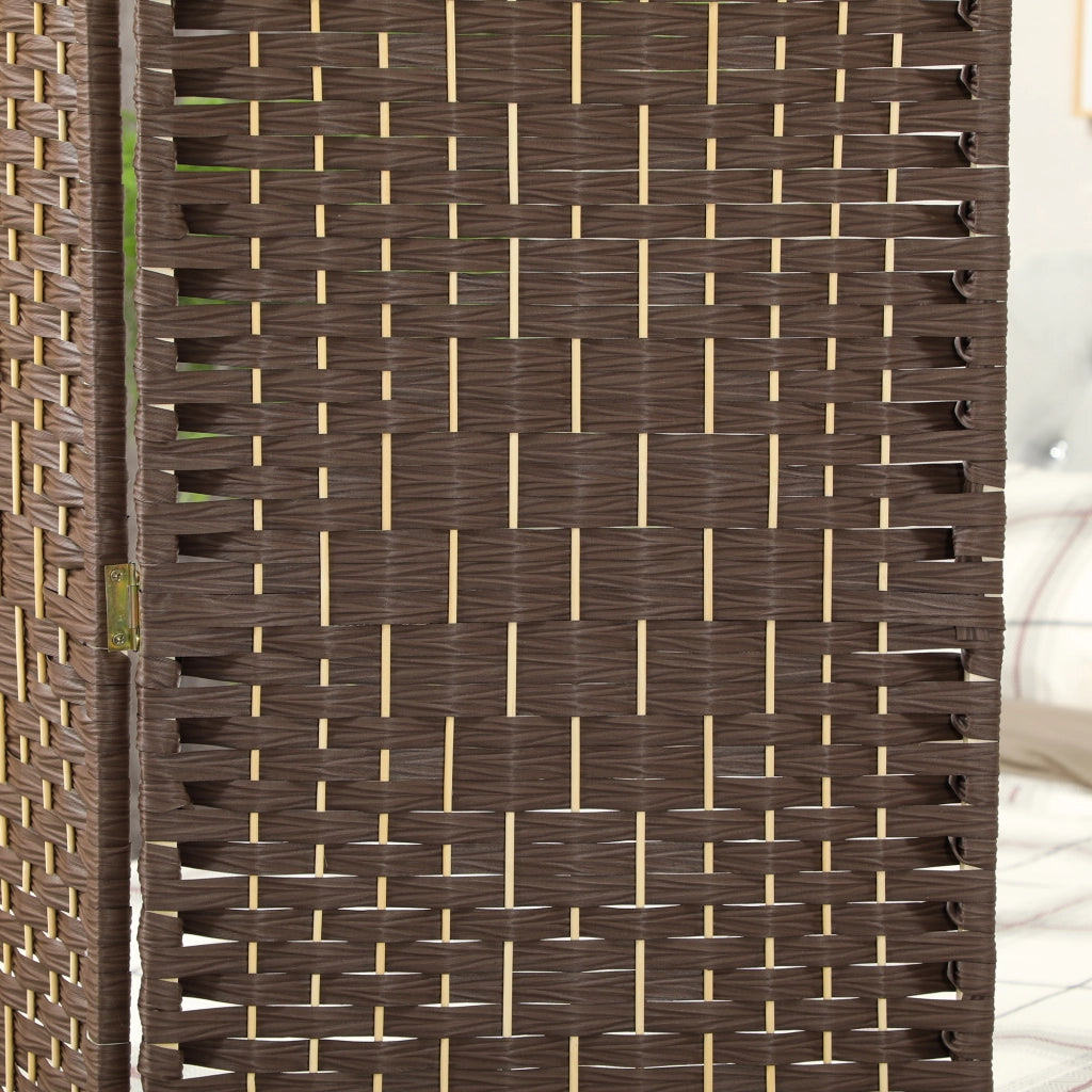 Paravent in legno 3 ante ¨C zephmum ¨C 135x180 cm marrone