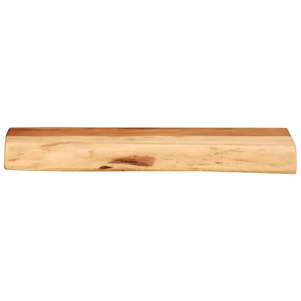 vidaXL Mensole da Parete 2 pz 40x20x3,5 cm in Legno Massello di Acacia