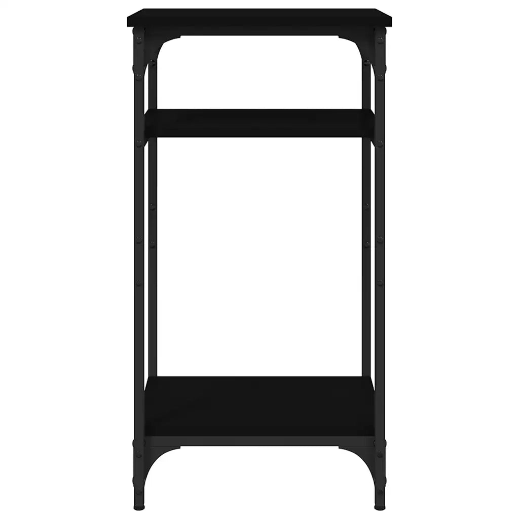 Tavolino-Tavolino da soggiorno-Tavolo Nero 40x30x75 cm in Legno Multistrato