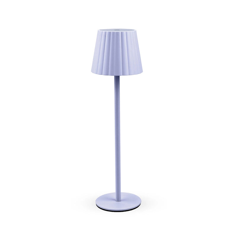 LAMPADA LED RICARICABILE DA TAVOLO AURORA LILLA- 12,0 pz