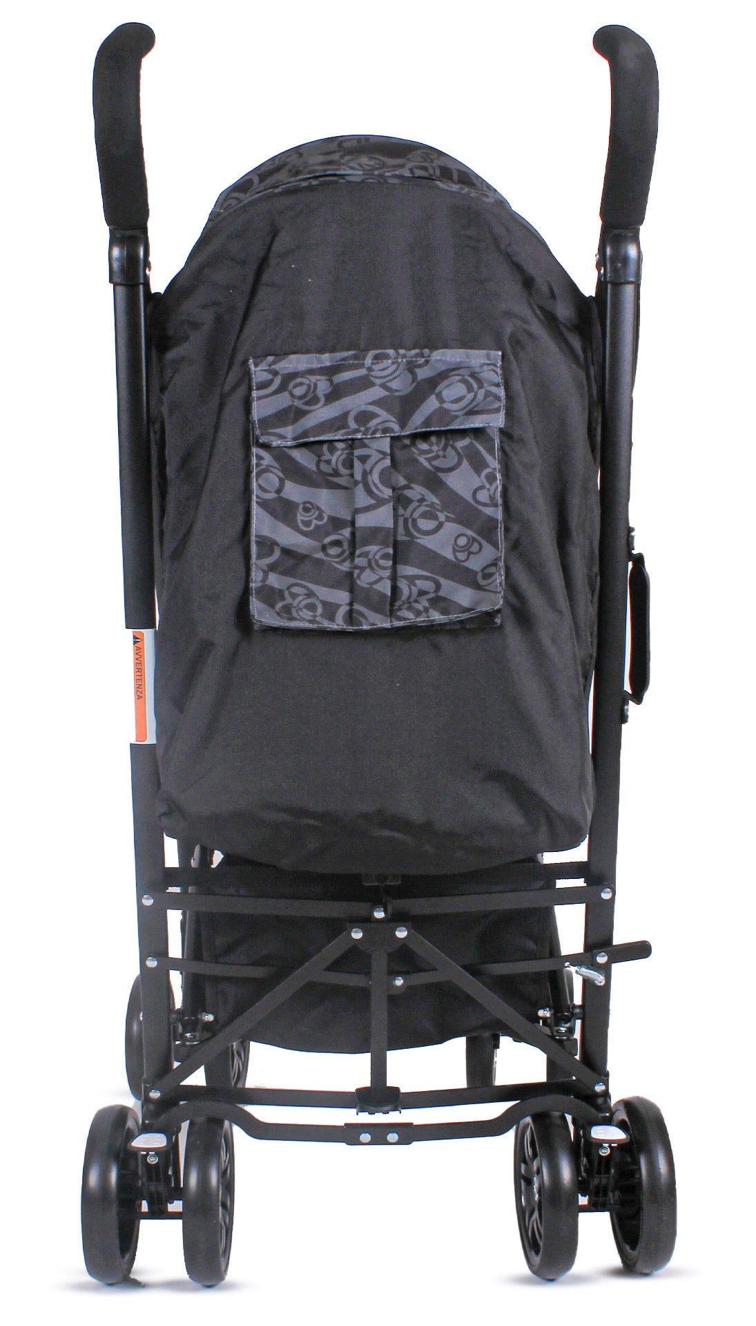 Passeggino Pieghevole per Bambini Barotti Zoom Nero/Grigio