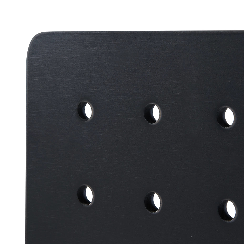 Mensola da Parete Dønna 60 x 15 x 40 cm Nero [en.casa]