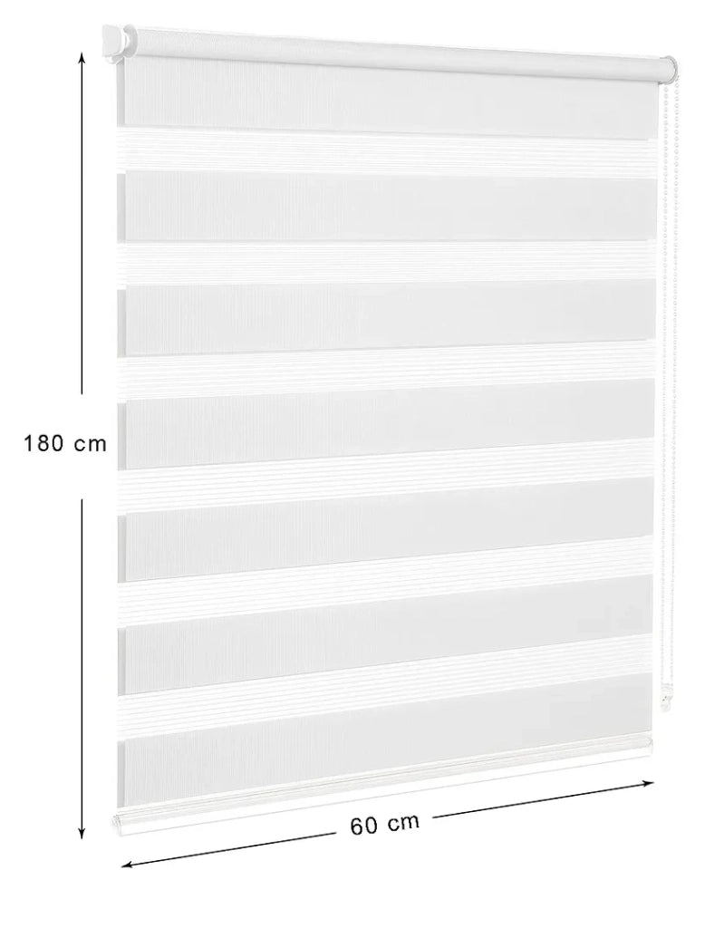 Tenda a Rullo 60x180 Cm Finestra Porta Interno Casa Ufficio Kit Montaggio Parete Telaio No Fori Grigio