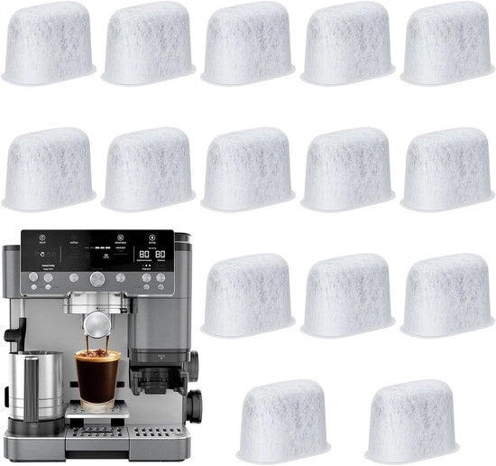 15Pack Filtro per Macchina da Caffè, Filtro di Rimpiazzo per Caffettiera, Grigio, Ideale per l'Uso in Casa e per la Caffetteria