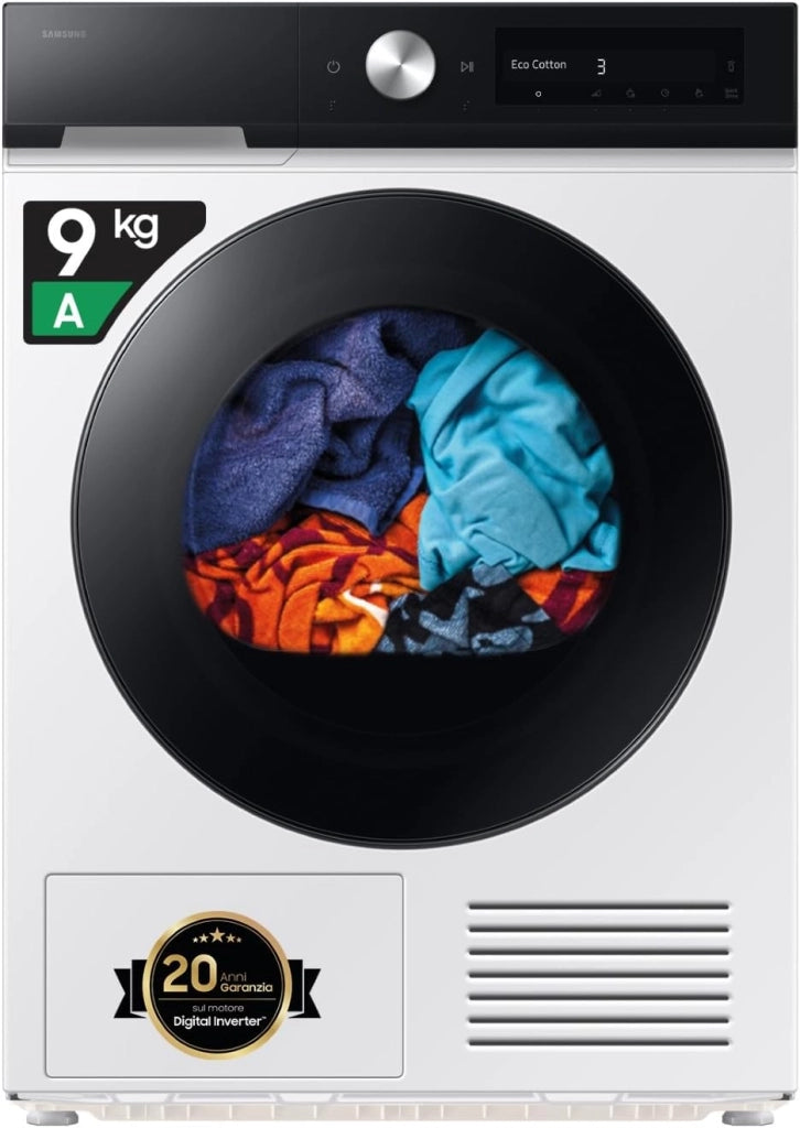Samsung DV90DB7845GE asciugatrice Libera installazione Caricamento frontale 9 kg Bianco