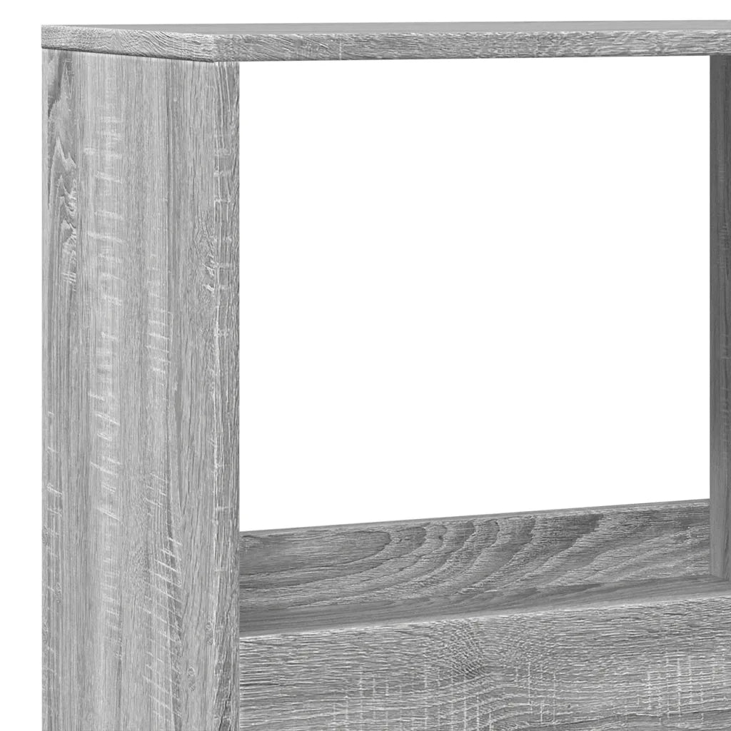 Libreria-Scaffale per Libri-Mobile di Stoccaggio Grigio Sonoma 100x33x175 cm in Legno Multistrato