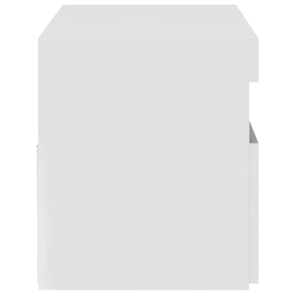 Mobile Porta TV con Luci LED Bianco 75x35x40 cm 804391