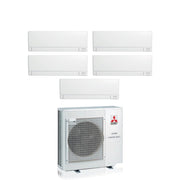 Climatizzatore Condizionatore Mitsubishi Electric Penta Split Inverter Linea Plus serie MSZ-AY 9+9+9+9+12 con MXZ-5F102VF R-32 Wi-Fi Integrato 9000+9000+9000+9000+12000