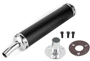 Accessorio per Motorcicletta 2-Tempi - Silenziatore in Acciaio Inossidabile - 20mm Calibro - Riduzione Rumore - Accessorio per Motorcicletta - Lunga Durata di Vita - Silenziatore per Scopo di Scarico