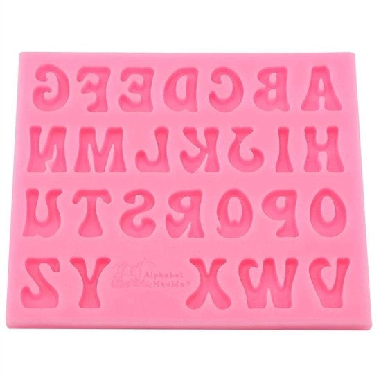 Siliconi Cakeforme con Lettere Alte - Perfetto per Fondant e Cioccolato - 2# - Forme da Cucina Creative - Adatto per il Compleanno
