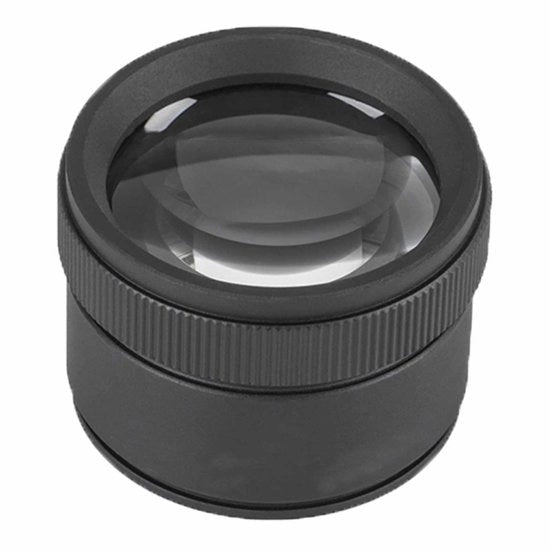 Lozione professionale per gioielli - 30x ingrandimento - portatile e manuale - nero - adatto per gioielli e riparazioni - lente ottica