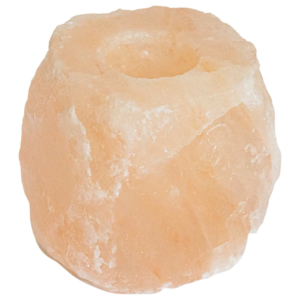 Portacandele in pietra di sale Rosa Sale Rock CFW8077367