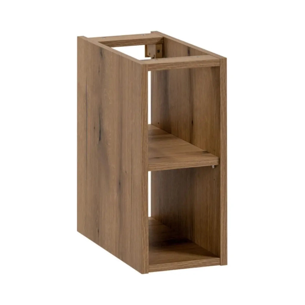 Set ICON: mobile sottolavabo 180cm con nicchie visibili + 2 lavabi rotondi da appoggio + 2 specchi + 2 lampade LED + colonna