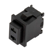 Pulsante 19X13 push con asole su tasto 250V - 10A - UNIVERSALE