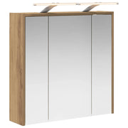 Mobiletto per specchio da Bagno | Armadio da bagno Rovere Artigianale