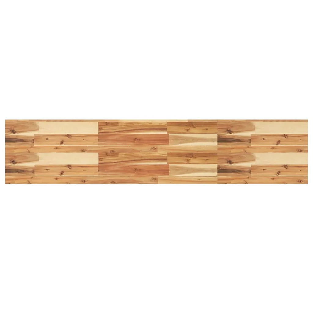 vidaXL Mensole da Parete 3 pz 140x30x4 cm Legno Acacia Rifinito a Olio