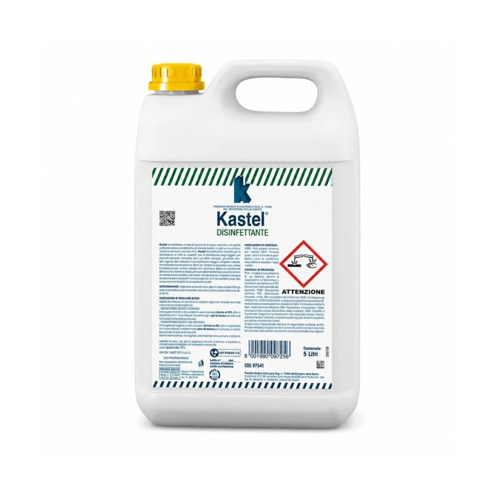 KASTEL Disinfettante PMC 5 Litri (Amuchina), Igiene Profonda Verdure e Oggetti Neonati | Sutter Professional