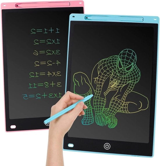 Tavolo da disegno 12 pollici con display LCD per bambini - Tavolo da disegno elettronico con scrittura a mano - Tavolo da disegno cancellabile con display - Giocattolo pedagogico - Regalo per bambine e bambini