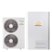 Pompa di Calore Splittata Biventola Aria/Acqua Hisense Hi-AquaSmart AHM-160UXCSAPA3 + AHW-120UCSEPA R-410 con Comando Incluso
