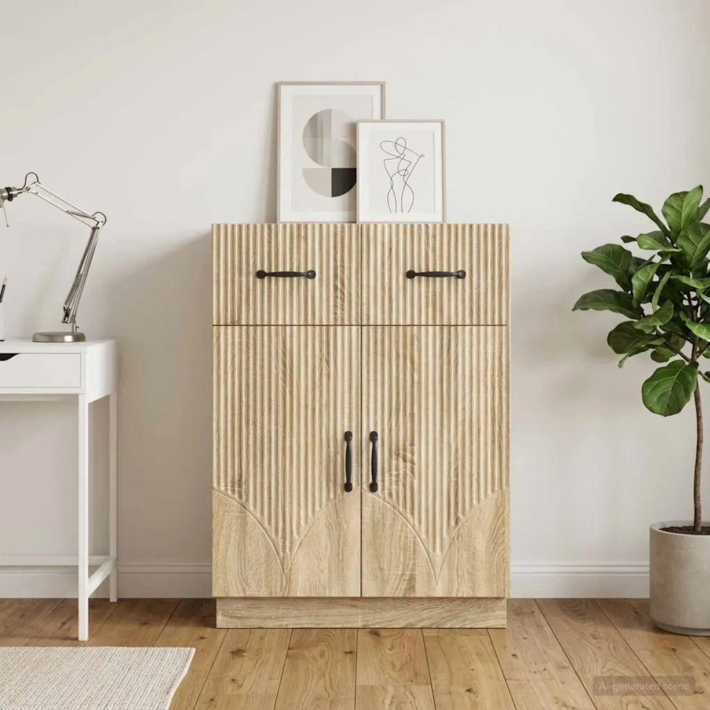 Credenza Rovere Sonoma 66 x 34,5 x 87 cm Legno ingegnerizzato 895327
