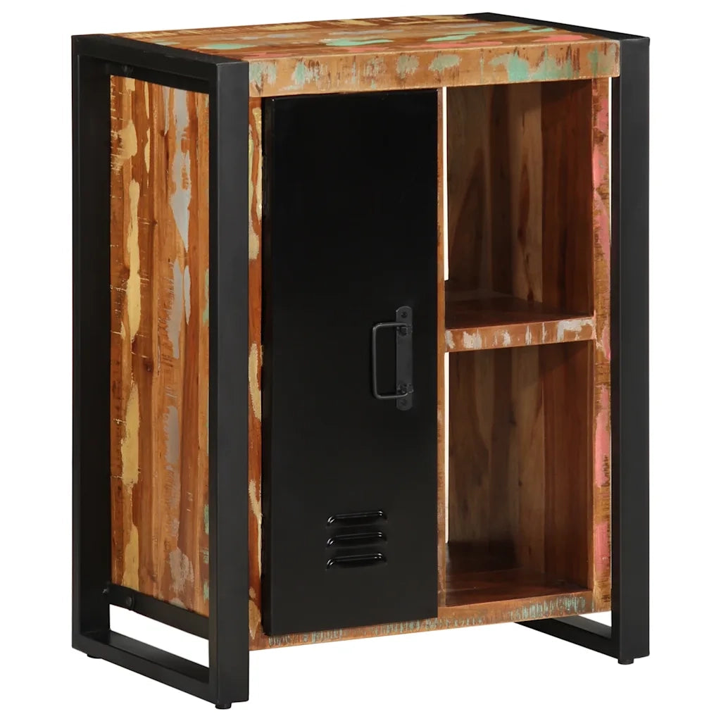 Credenza Multicolore 55x35x70 cm in Legno Massello Recupero