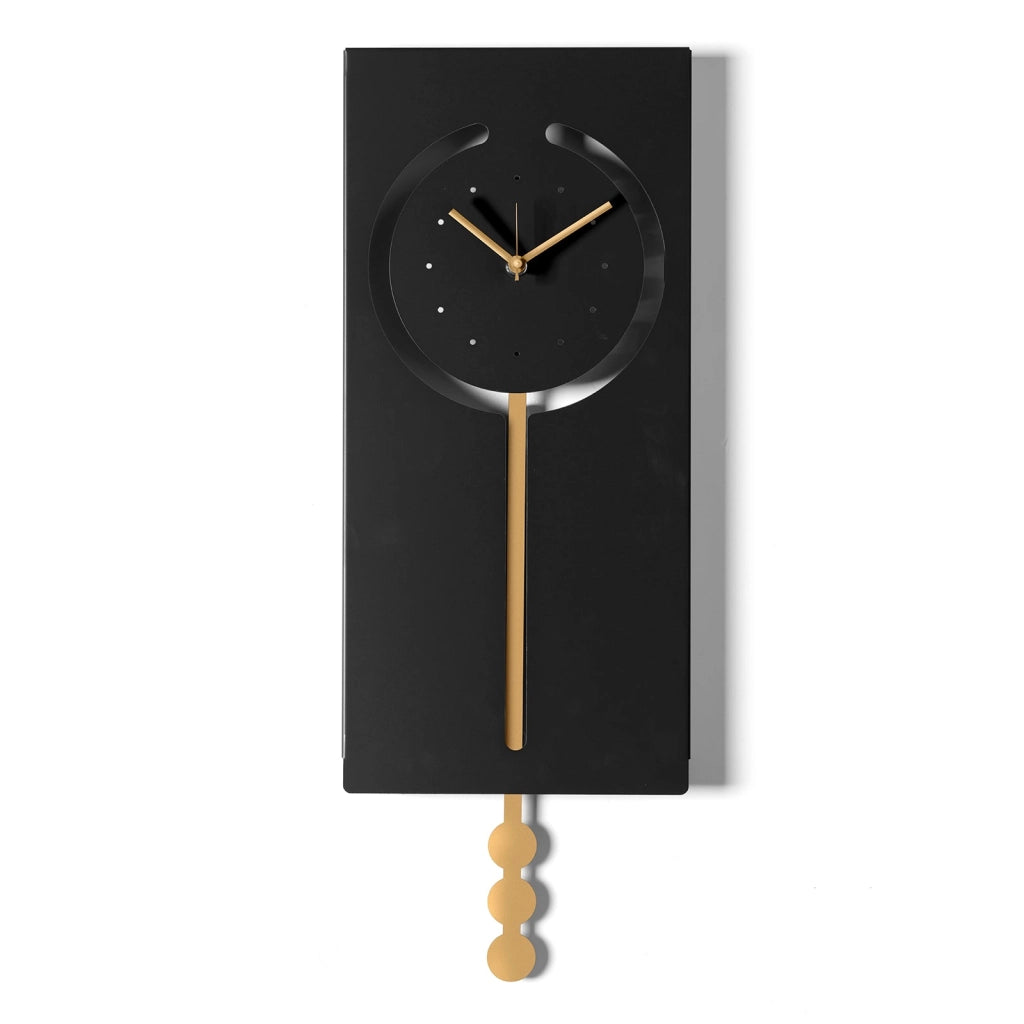 Orologio a pendolo Omega Nero,oro laccato