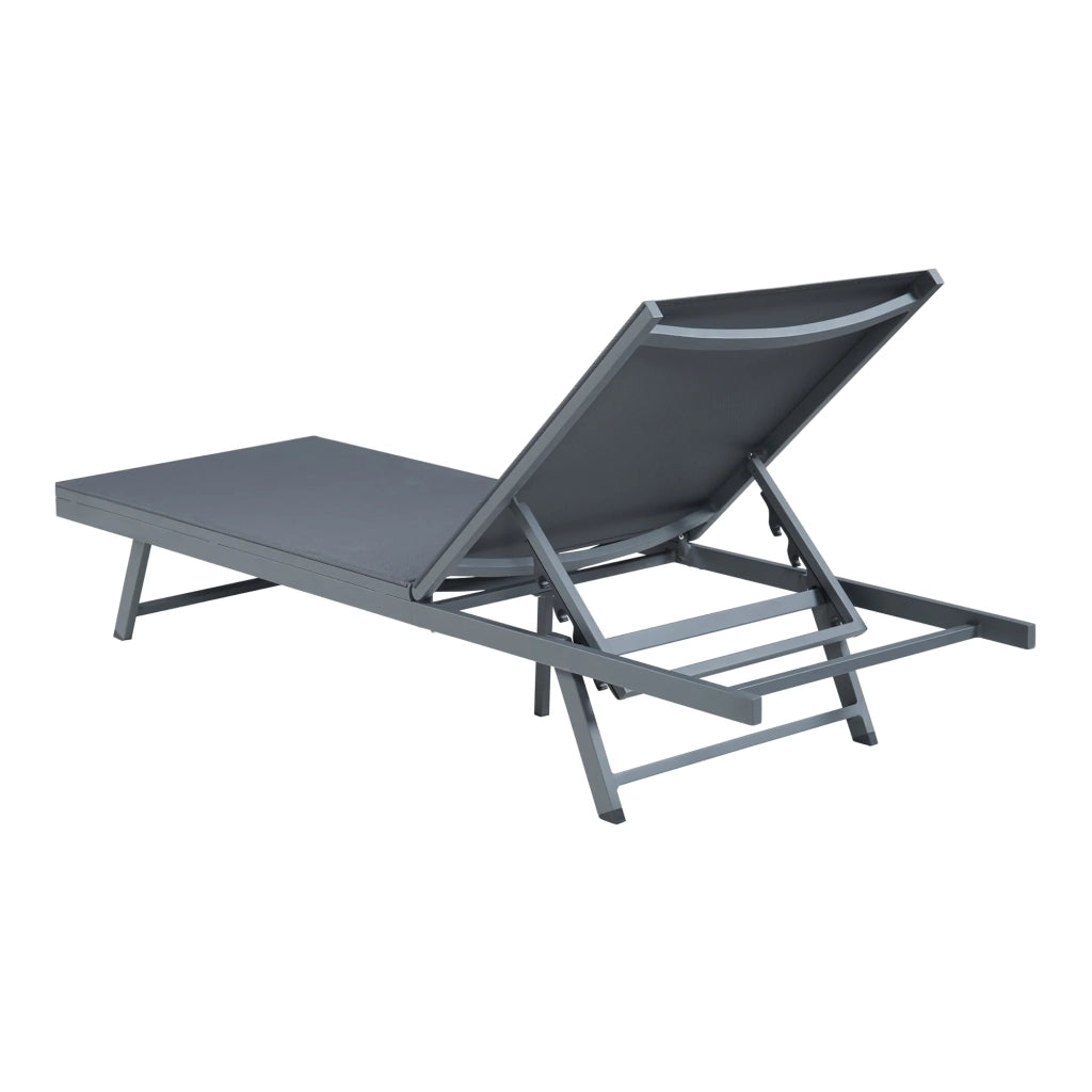 Chaise longue da giardino 197 x 64 x 30 cm antracite grigio scuro 03_0009207