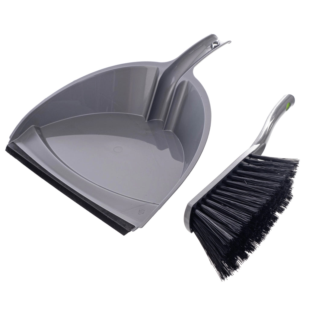 Set KADAX 2 in 1 Scopa e paletta per pulire, spazzare, spatola, spazzola