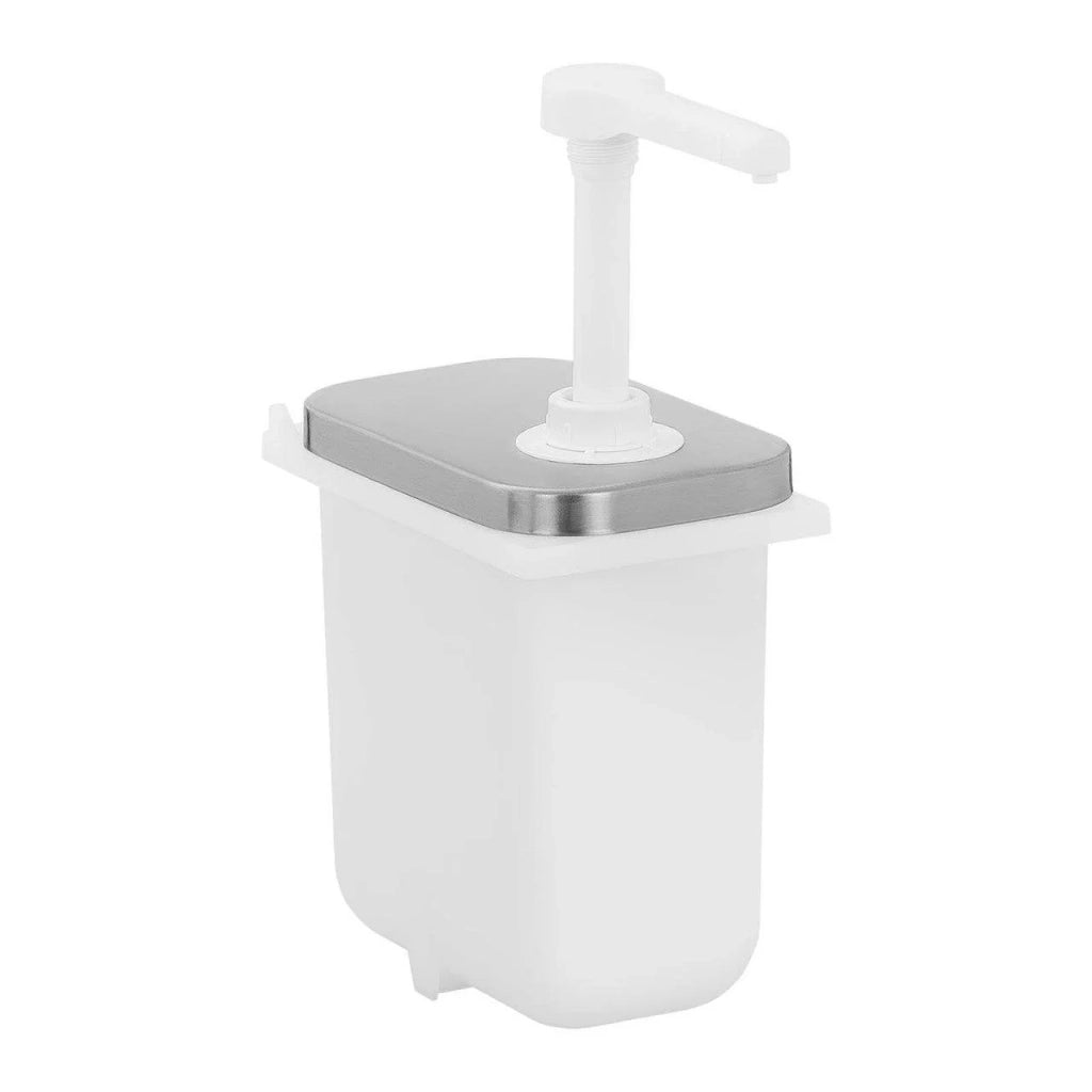 Distributore di salse con 2 pompe 2 x 2 litri acciaio inox 14_0001419
