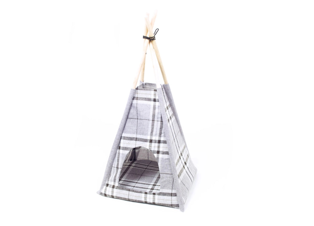 Cuccia Con Cuscino Per Animali Domestici Modello Tenda Componibile