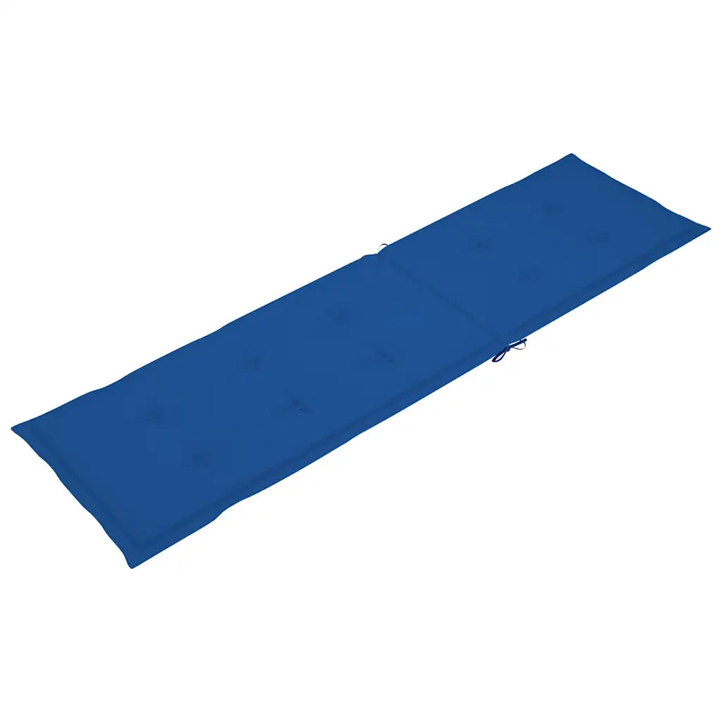 Sdraio da Esterni con Poggiapiedi e Cuscino Massello d'Acacia cod mxl 75981
