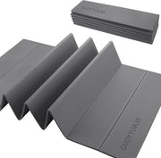 Mat di yoga pieghevole con TPE - mat di yoga antiscivolo - spessore 8 mm - mat di sport - mat di fitness - antiscivolo - dimensioni 183 x 61 cm - mat di ginnastica - per esterno e interno - mat di allenamento per yoga