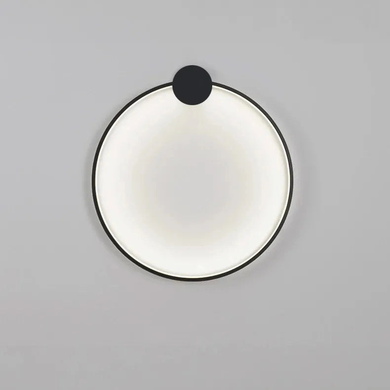 Lampada Da Parete Led App1386-cw Black 40cm