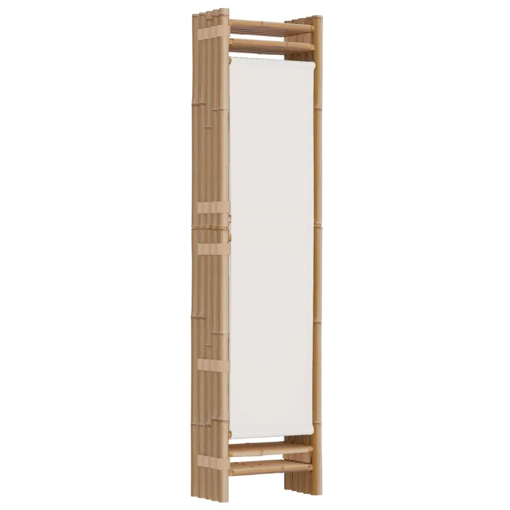 Divisorio Ambienti 5 Pannelli-Set di 5 pannelli Paravento Pieghevole 200 cm Bambﾨﾴ e Tela